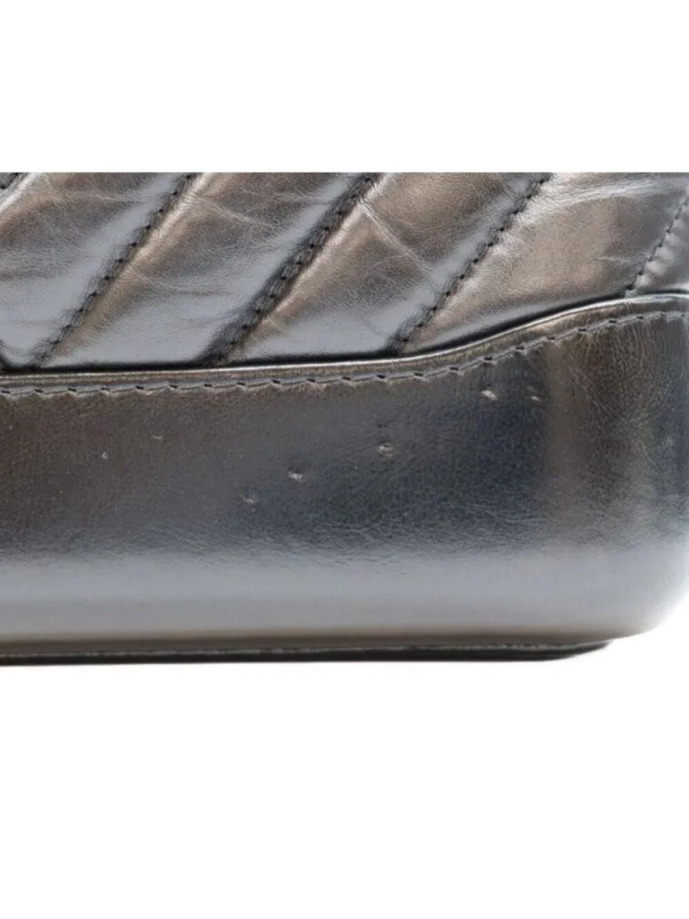 Chanel Vintage Calf So Black Gabriel Douchebo Shoulder